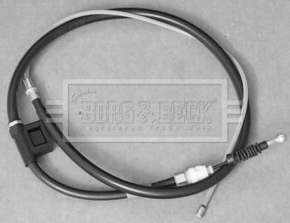 Borg & Beck BKB3688 - Тросик, cтояночный тормоз autosila-amz.com