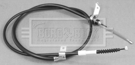 Borg & Beck BKB3090 - Тросик, cтояночный тормоз autosila-amz.com