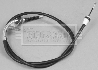 Borg & Beck BKB3051 - Тросик, cтояночный тормоз autosila-amz.com