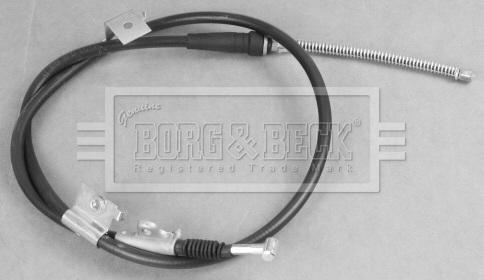 Borg & Beck BKB3019 - Тросик, cтояночный тормоз autosila-amz.com