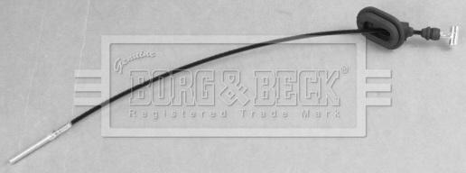 Borg & Beck BKB3014 - Тросик, cтояночный тормоз autosila-amz.com