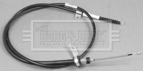 Borg & Beck BKB3084 - Тросик, cтояночный тормоз autosila-amz.com