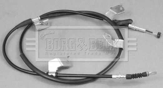 Borg & Beck BKB3080 - Тросик, cтояночный тормоз autosila-amz.com