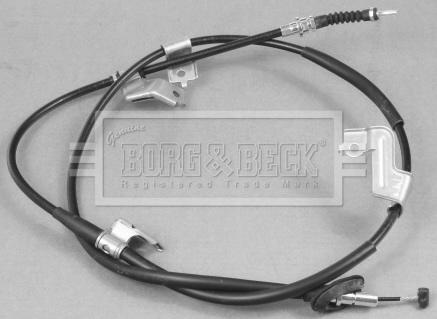 Borg & Beck BKB3081 - Тросик, cтояночный тормоз autosila-amz.com