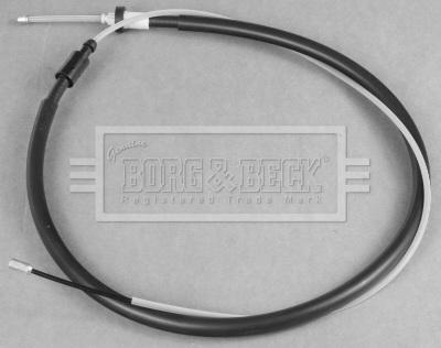 Borg & Beck BKB3075 - Тросик, cтояночный тормоз autosila-amz.com