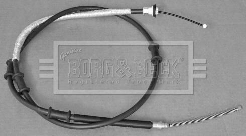 Borg & Beck BKB3155 - Тросик, cтояночный тормоз autosila-amz.com