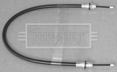 Borg & Beck BKB3181 - Тросик, cтояночный тормоз autosila-amz.com