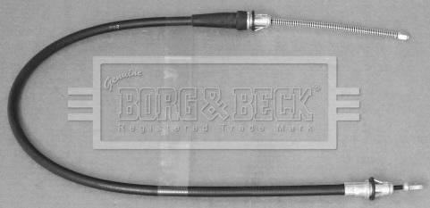 Borg & Beck BKB3182 - Тросик, cтояночный тормоз autosila-amz.com