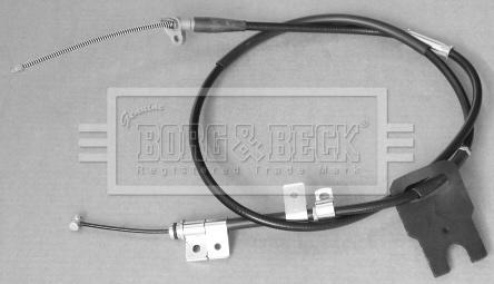 Borg & Beck BKB3133 - Тросик, cтояночный тормоз autosila-amz.com