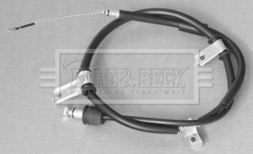 Borg & Beck BKB3124 - Тросик, cтояночный тормоз autosila-amz.com