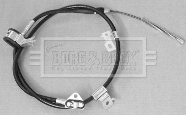 Borg & Beck BKB3120 - Тросик, cтояночный тормоз autosila-amz.com