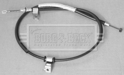 Borg & Beck BKB3128 - Тросик, cтояночный тормоз autosila-amz.com