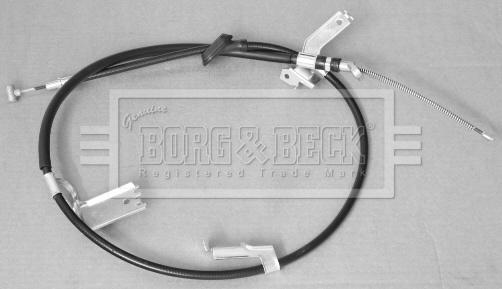 Borg & Beck BKB3123 - Тросик, cтояночный тормоз autosila-amz.com