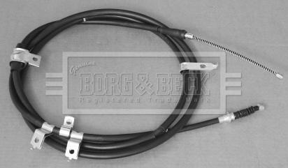 Borg & Beck BKB3170 - Тросик, cтояночный тормоз autosila-amz.com