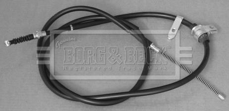 Borg & Beck BKB3171 - Тросик, cтояночный тормоз autosila-amz.com