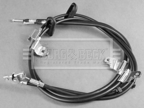 Borg & Beck BKB3804 - Тросик, cтояночный тормоз autosila-amz.com