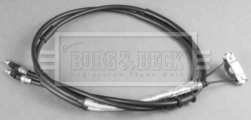 Borg & Beck BKB3814 - Тросик, cтояночный тормоз autosila-amz.com