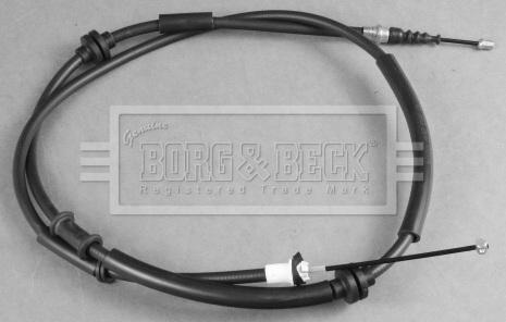 Borg & Beck BKB3813 - Тросик, cтояночный тормоз autosila-amz.com