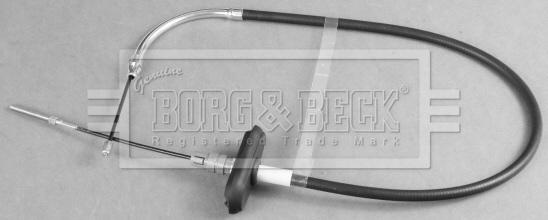 Borg & Beck BKB3812 - Тросик, cтояночный тормоз autosila-amz.com