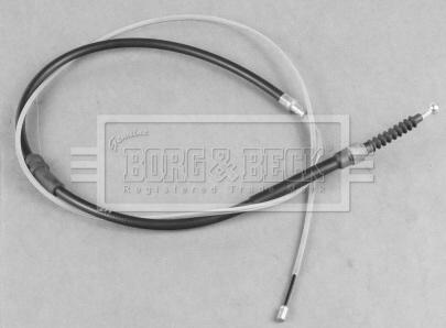 Borg & Beck BKB3817 - Тросик, cтояночный тормоз autosila-amz.com