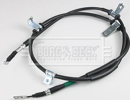 Borg & Beck BKB3833 - Тросик, cтояночный тормоз autosila-amz.com