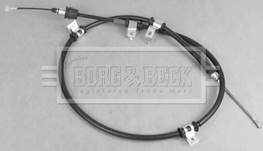 Borg & Beck BKB3825 - Тросик, cтояночный тормоз autosila-amz.com