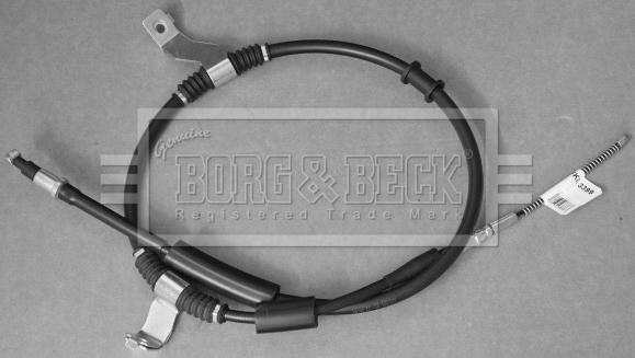 Borg & Beck BKB3399 - Тросик, cтояночный тормоз autosila-amz.com