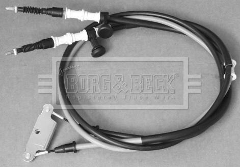 Borg & Beck BKB3344 - Тросик, cтояночный тормоз autosila-amz.com