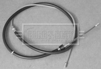 Borg & Beck BKB3347 - Тросик, cтояночный тормоз autosila-amz.com