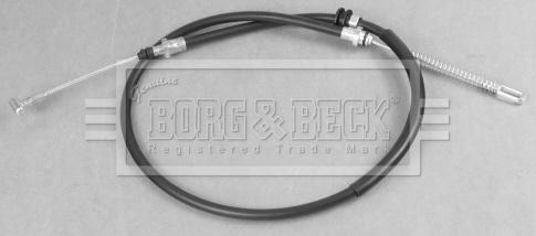 Borg & Beck BKB3351 - Тросик, cтояночный тормоз autosila-amz.com