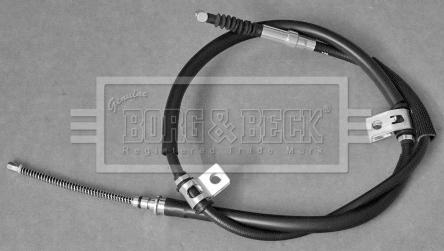 Borg & Beck BKB3352 - Тросик, cтояночный тормоз autosila-amz.com