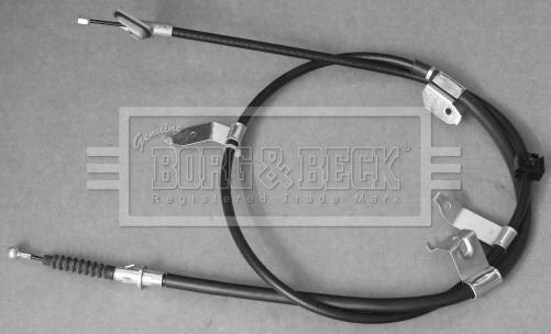 Borg & Beck BKB3366 - Тросик, cтояночный тормоз autosila-amz.com