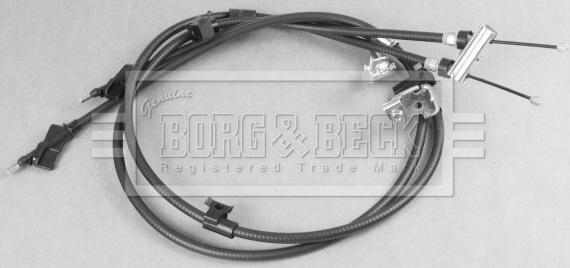 Borg & Beck BKB3360 - Тросик, cтояночный тормоз autosila-amz.com
