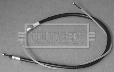 Borg & Beck BKB3306 - Тросик, cтояночный тормоз autosila-amz.com