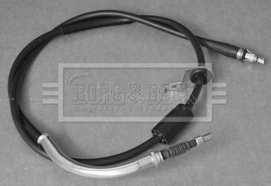 Borg & Beck BKB3308 - Тросик, cтояночный тормоз autosila-amz.com