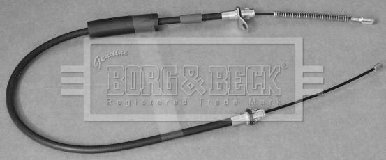 Borg & Beck BKB3303 - Тросик, cтояночный тормоз autosila-amz.com