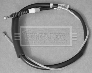 Borg & Beck BKB3318 - Тросик, cтояночный тормоз autosila-amz.com