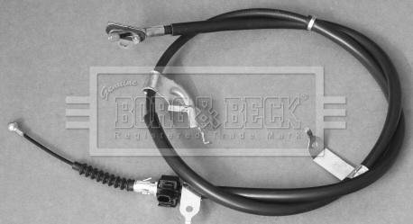 Borg & Beck BKB3338 - Тросик, cтояночный тормоз autosila-amz.com