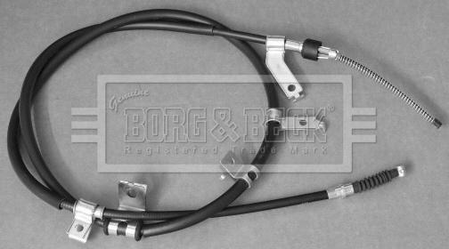Borg & Beck BKB3327 - Тросик, cтояночный тормоз autosila-amz.com
