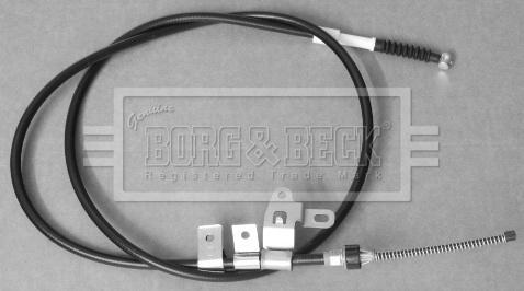 Borg & Beck BKB3242 - Тросик, cтояночный тормоз autosila-amz.com