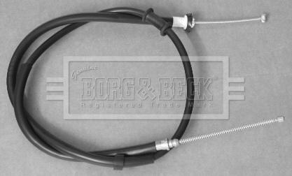 Borg & Beck BKB3202 - Тросик, cтояночный тормоз autosila-amz.com