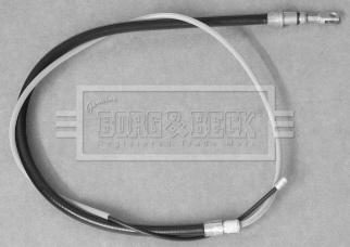 Borg & Beck BKB3207 - Тросик, cтояночный тормоз autosila-amz.com