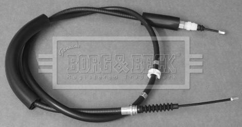 Borg & Beck BKB3282 - Тросик, cтояночный тормоз autosila-amz.com