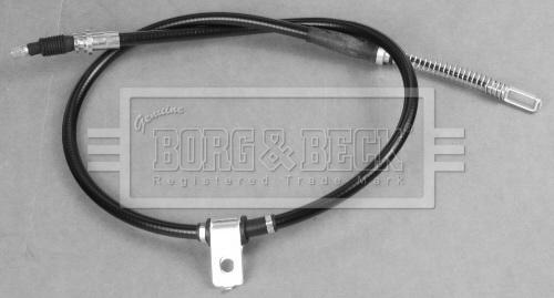 Borg & Beck BKB3228 - Тросик, cтояночный тормоз autosila-amz.com