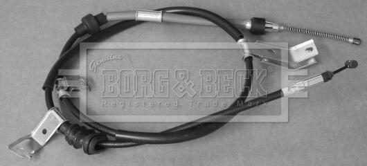 Borg & Beck BKB3276 - Тросик, cтояночный тормоз autosila-amz.com