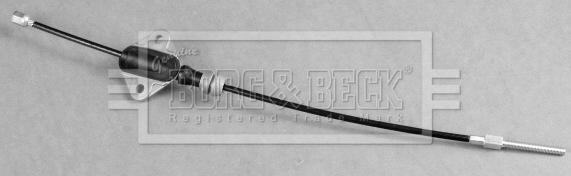 Borg & Beck BKB3796 - Тросик, cтояночный тормоз autosila-amz.com