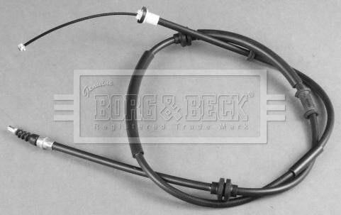 Borg & Beck BKB3793 - Тросик, cтояночный тормоз autosila-amz.com