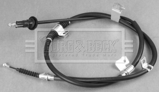 Borg & Beck BKB3749 - Тросик, cтояночный тормоз autosila-amz.com