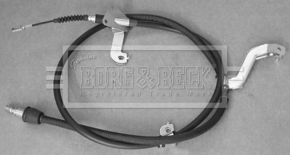 Borg & Beck BKB3745 - Тросик, cтояночный тормоз autosila-amz.com