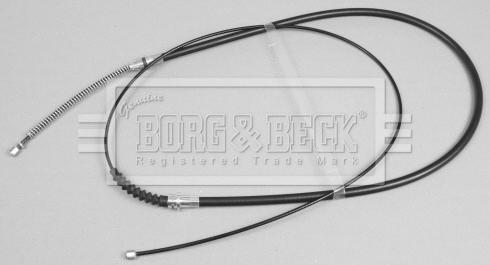 Borg & Beck BKB3759 - Тросик, cтояночный тормоз autosila-amz.com